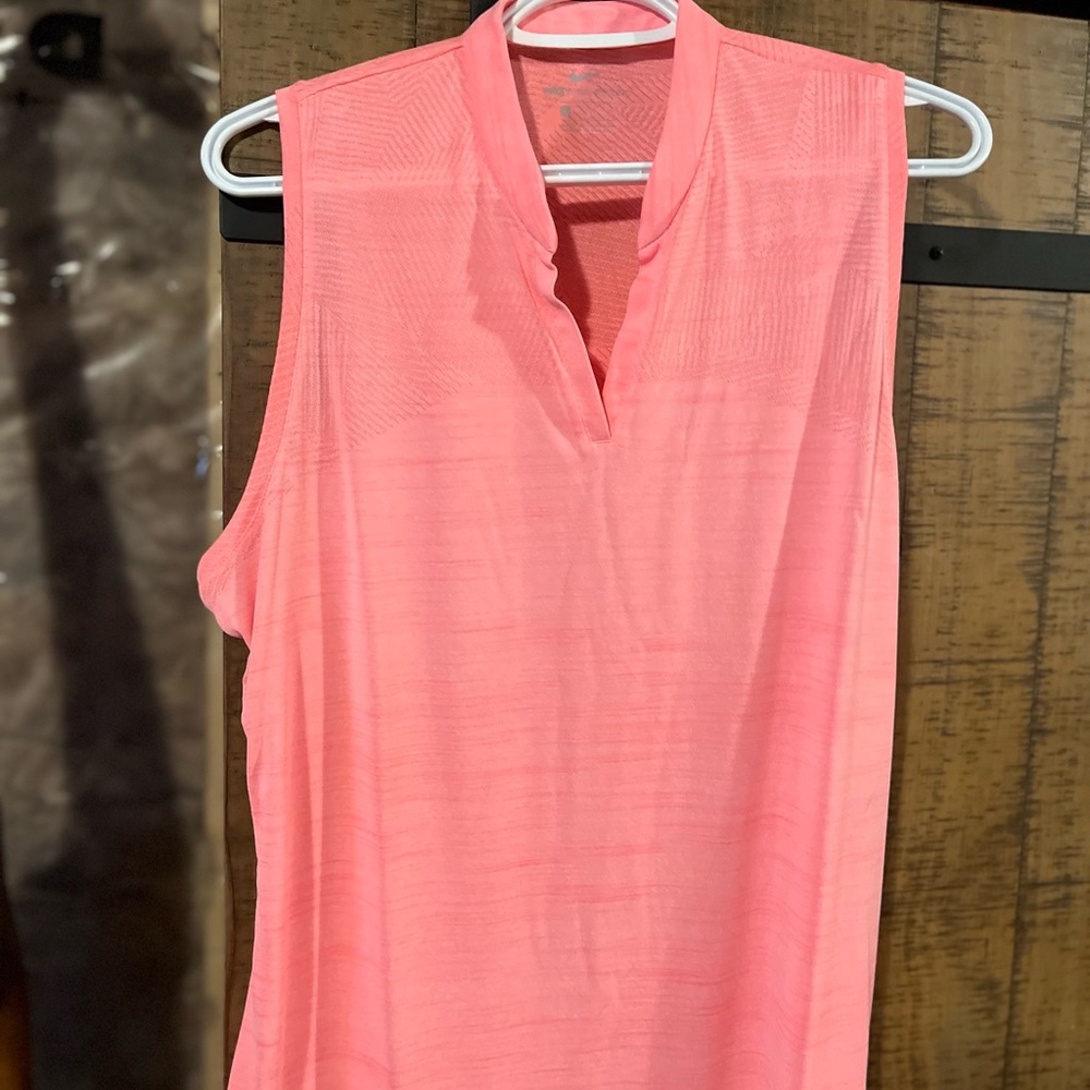 Nike Coral Pink Athletic Tank Top XL